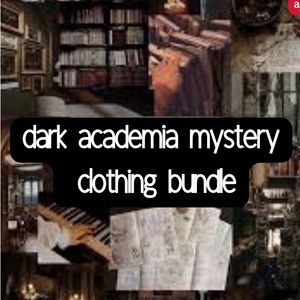 Dark academia mystery clothing box bundle